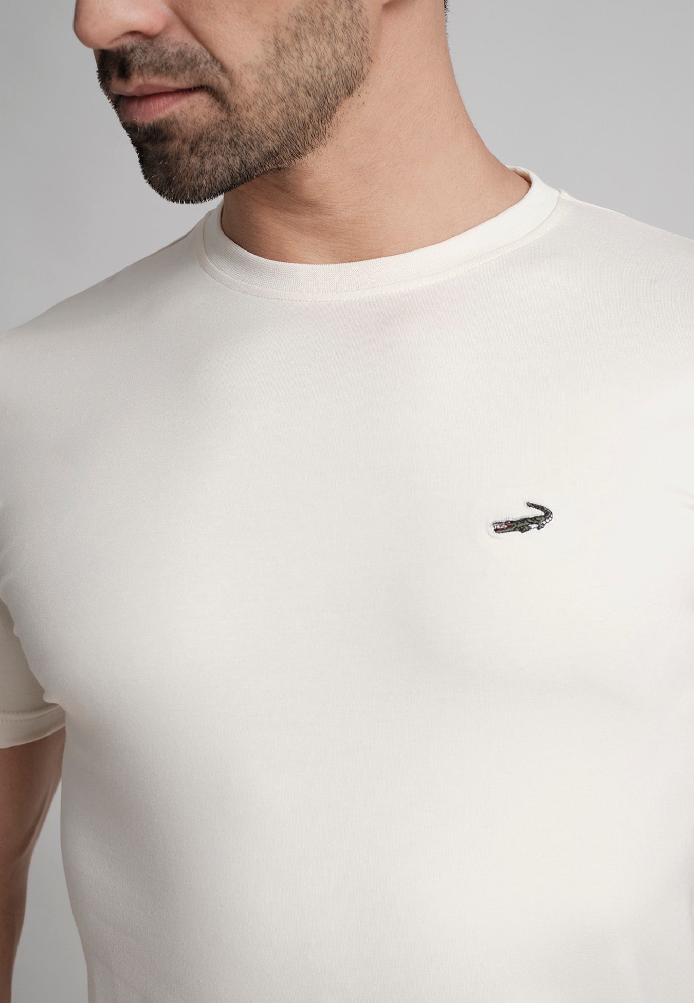 Single Jersey Verve Tee Action Fit - Egret