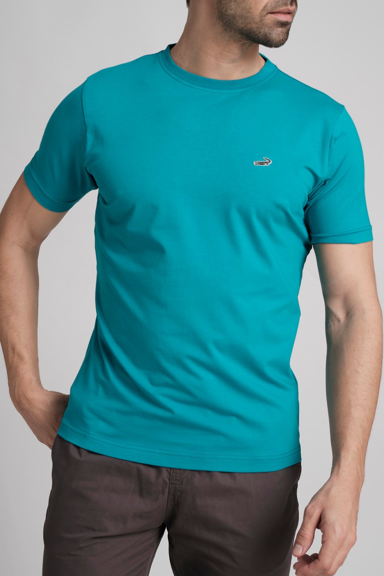 Single Jersey Verve Tee Action Fit - Blue Lake