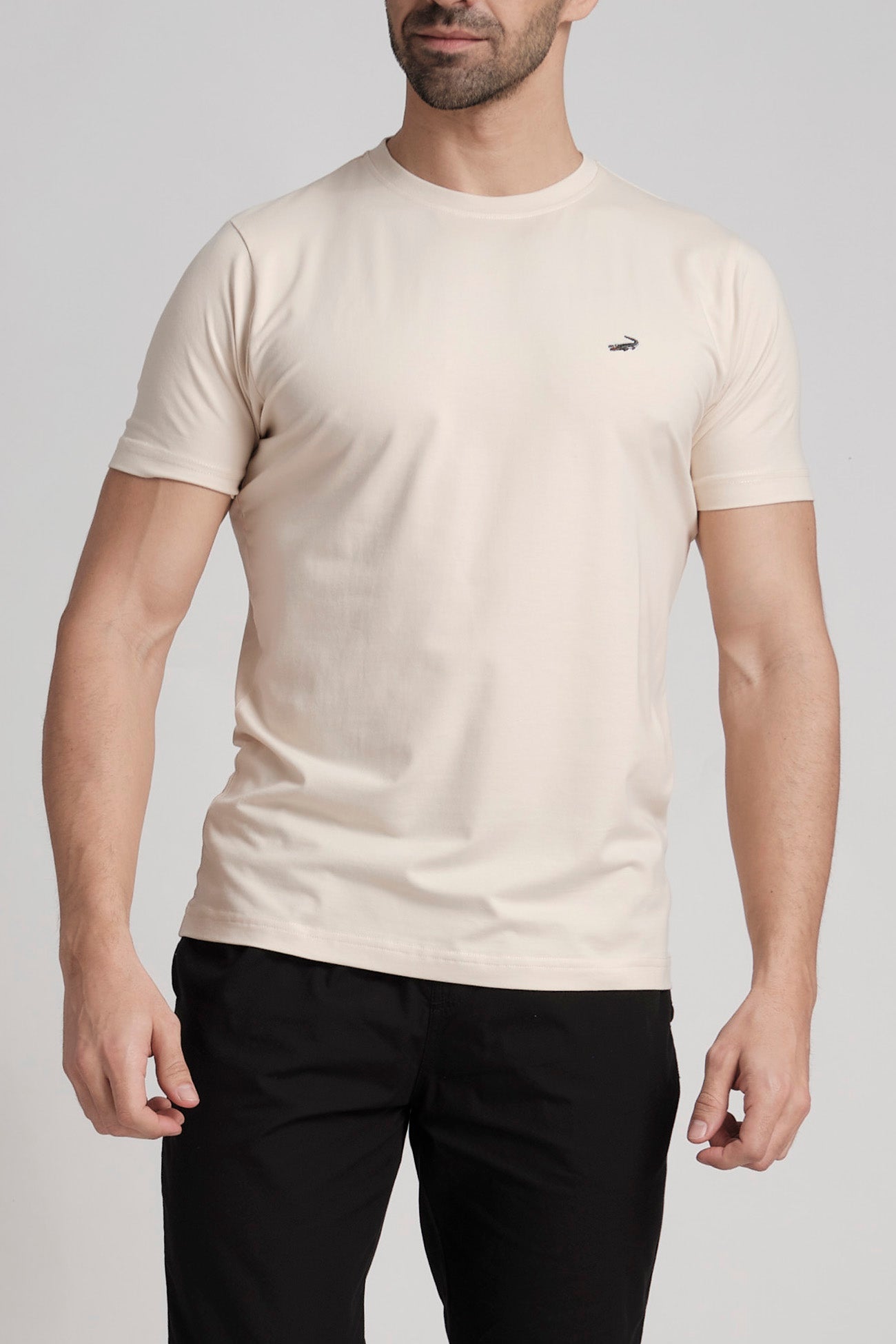 Single Jersey Verve Tee Action Fit - Bleached Sand